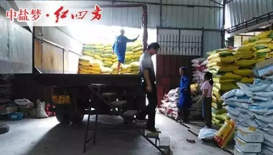 葉秀通的倉庫面積不是很大，但紅四方產(chǎn)品堆放的整整齊齊，不同的配方，不同的類別，一目了然。大伙兒正在忙著裝貨、送貨，裝卸工，庫管，發(fā)貨員，司機(jī)，忙碌有序，好不熱鬧。